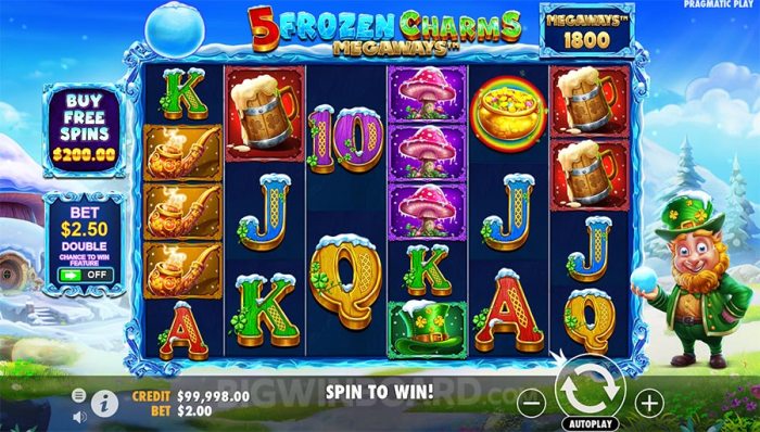 Slot gacor 5 frozen charms megaways tema beku menarik